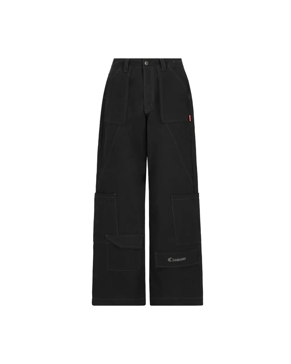 Pantalón Radioso Negro Mujer Clemont Frente
