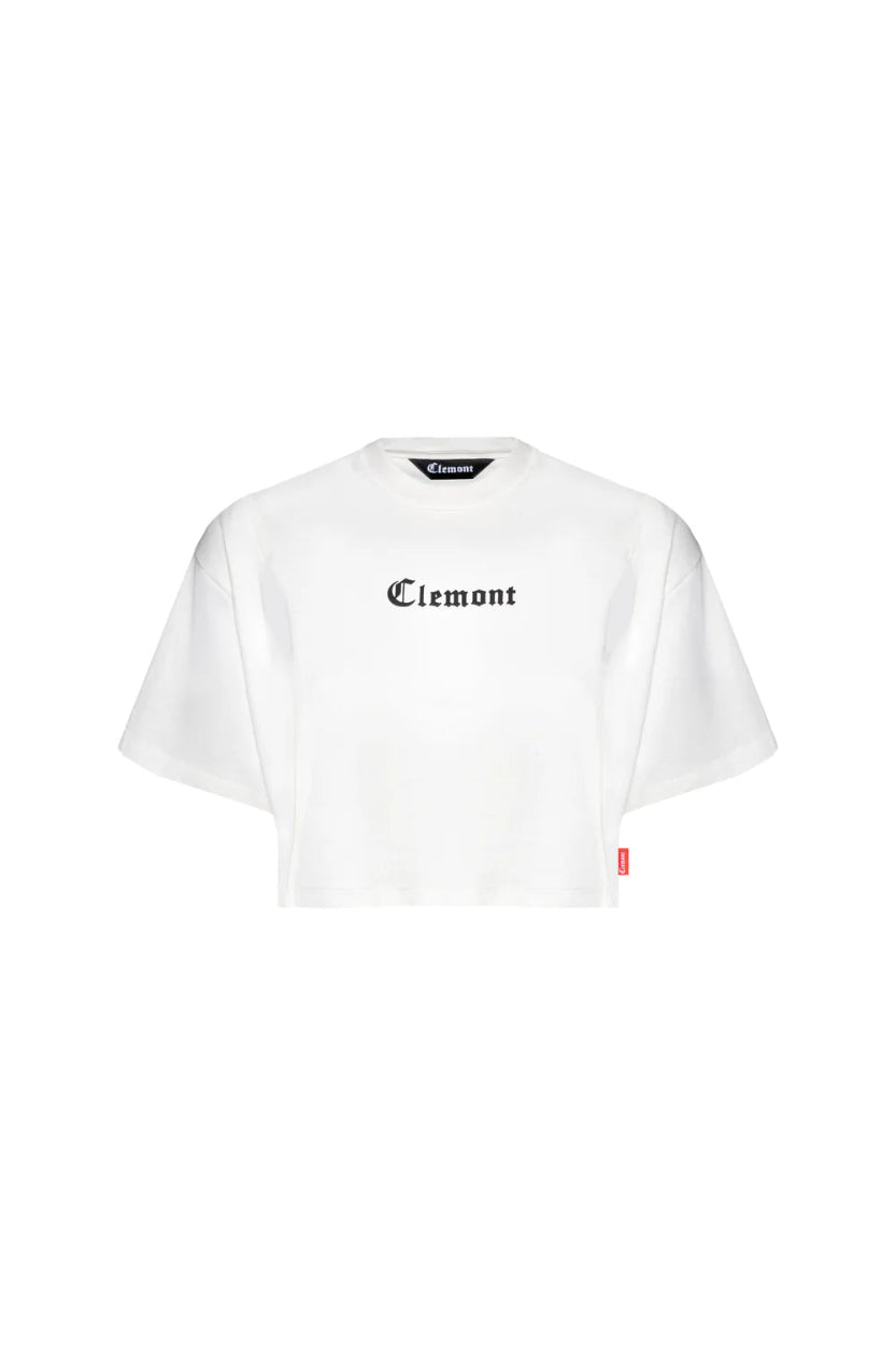 Crop Top Malattia Clemont Mujer Color Crema Frontal