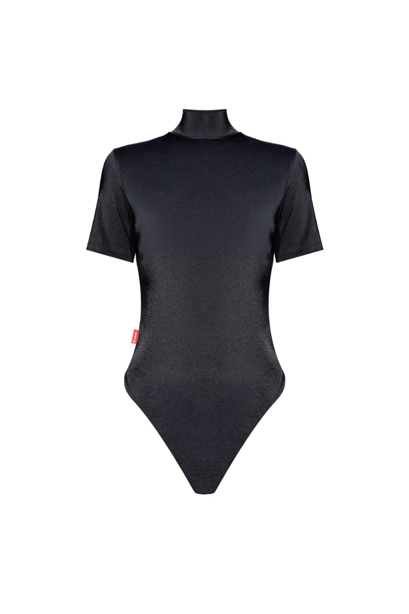 Bodysuit Vizio Clemont Mujer Color Negro Detrás