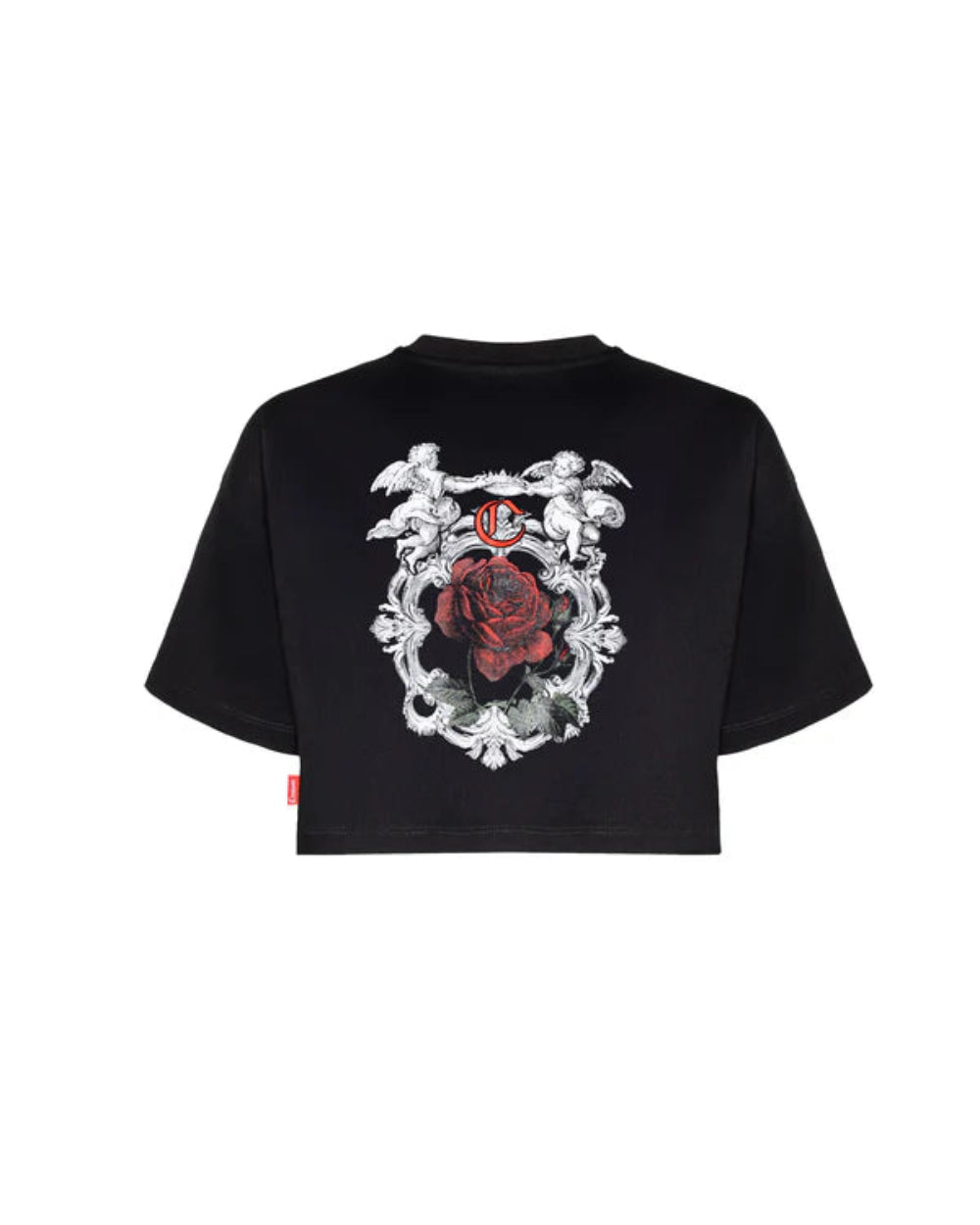 Crop Top Sofferenza Clemont Negro Mujer Detrás