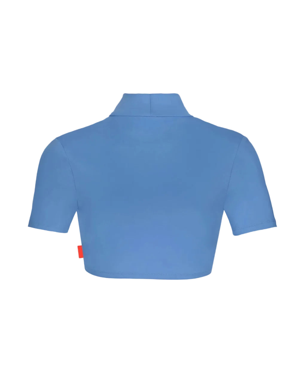 Crop Top Cassiopea Clemont Azul Mujer Detrás