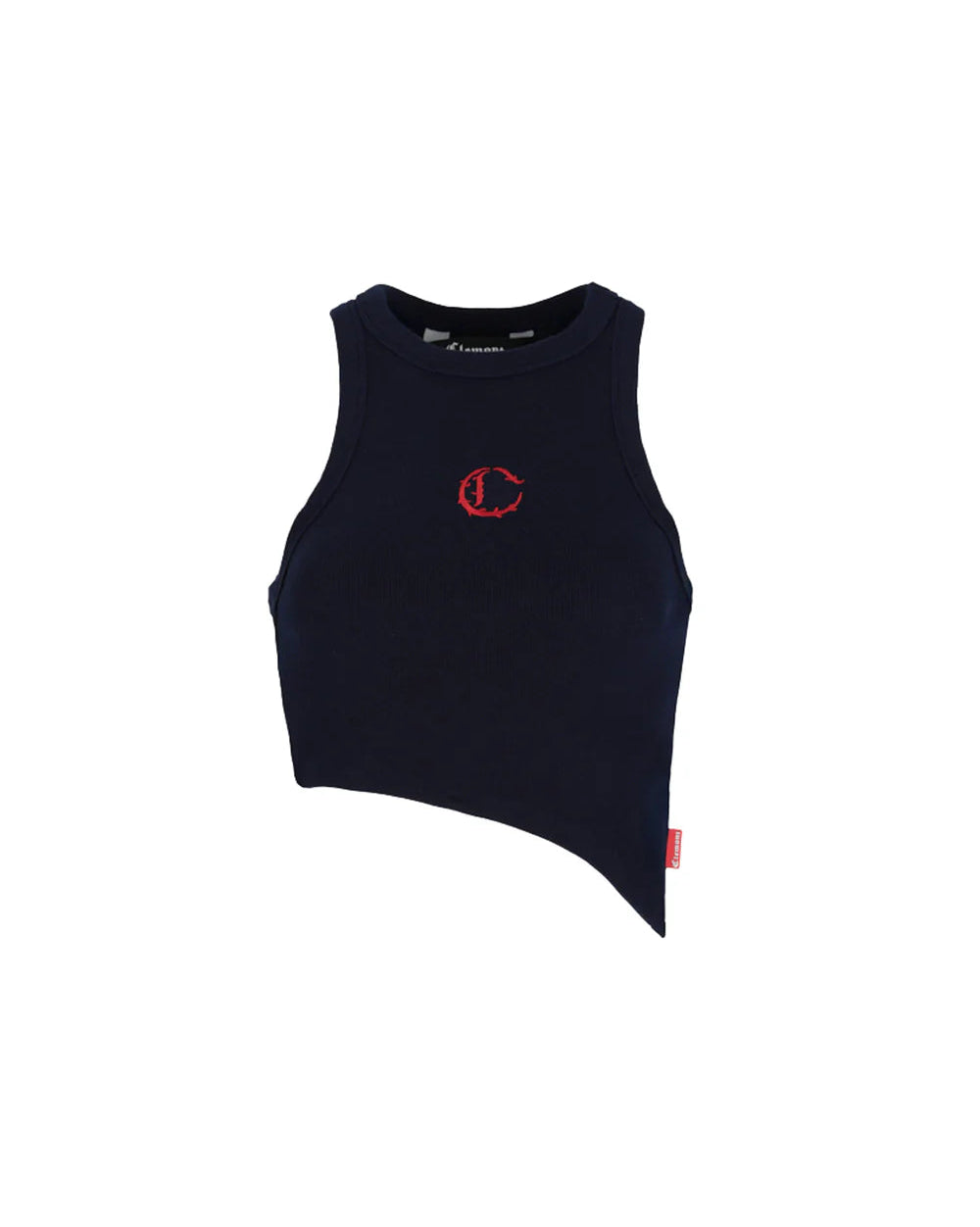 Crop Top Nuvola Clemont Azul Mujer Frontal