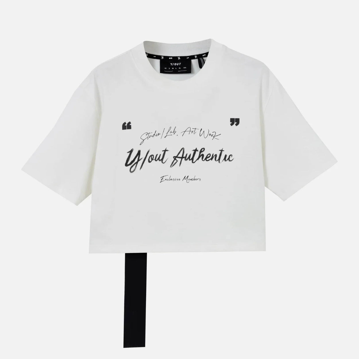 Crop Top Xclusive Y/out Blanco Mujer Frontal