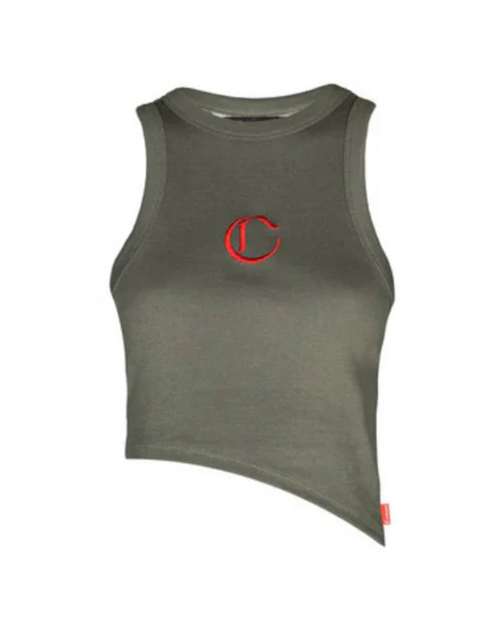 Crop Top Mistico Clemont Gris Mujer Frontal