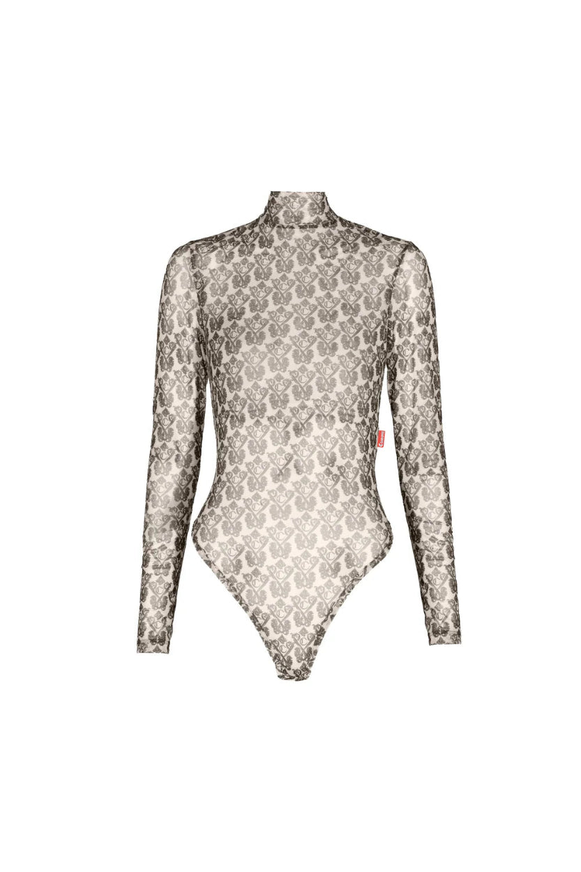 Body Zodiaco Clemont Mujer Color Nude Frontal