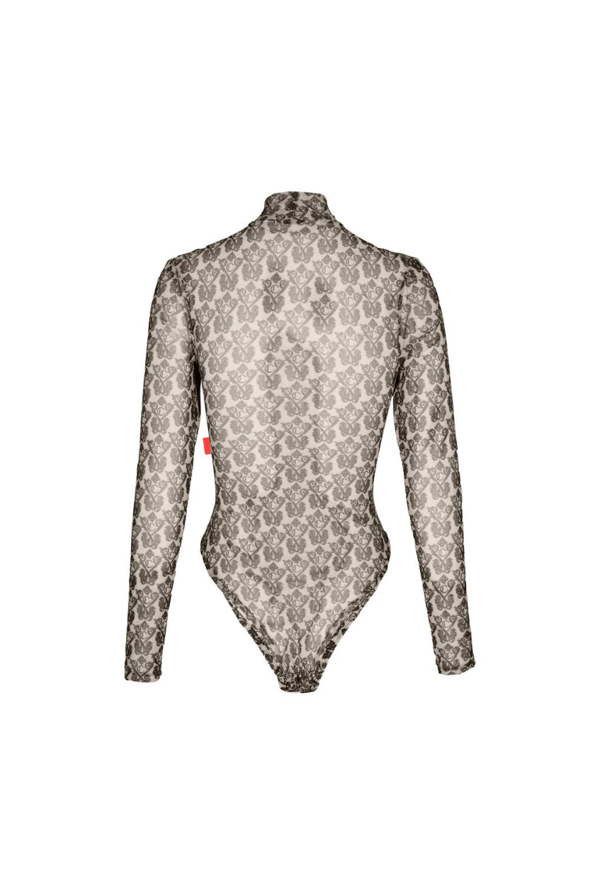 Body Zodiaco Clemont Mujer Color Nude Detrás