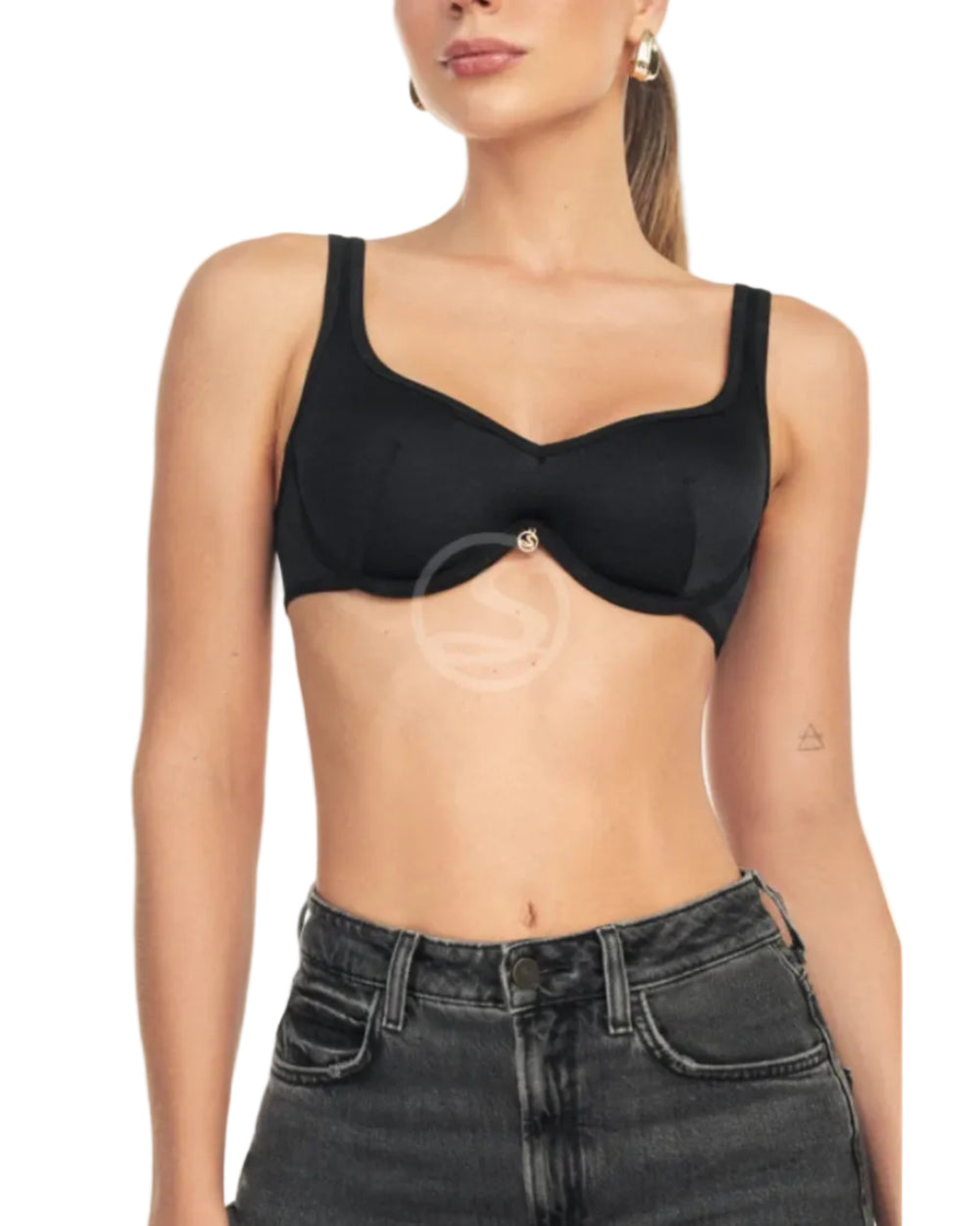 BRALETTE FIORE NEGRO SANTISIMAS Mujer detalle Modelo