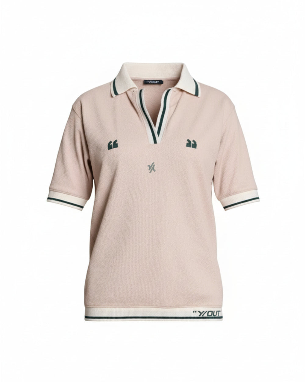 One top YOut Camisa Palo de Rosa Frontal