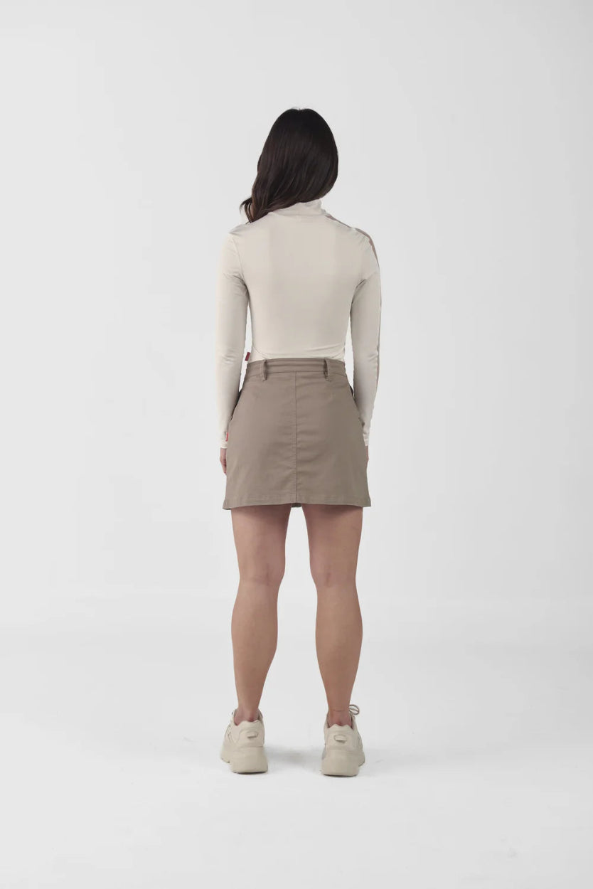 Body Sublime Clemont Mujer Color Nude Detrás Modelo