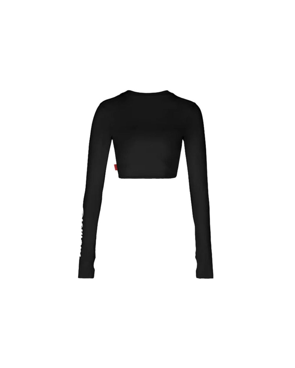 Crop Top Divinazione Clemont Mujer color Negro Detrás