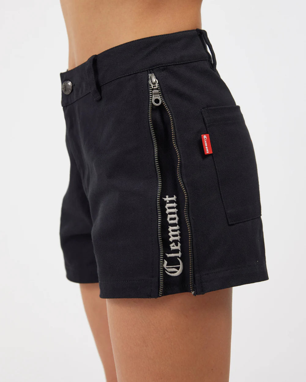 Short Ambrosia Negro Mujer Clemont Lateral