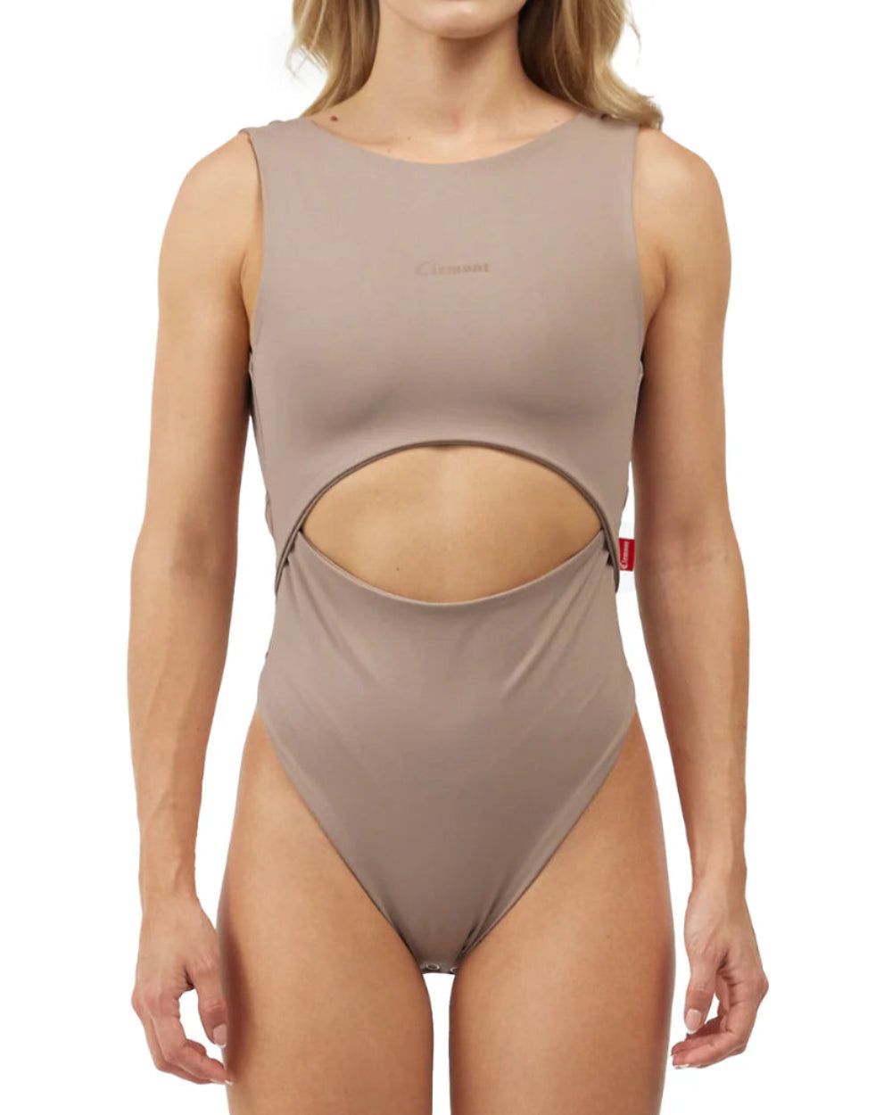 Body Piacere Clemont Mujer Color Taupe Frontal Modelo