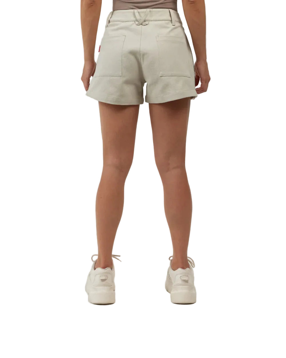 Short Ambrosia Crema Mujer Clemont Detrás