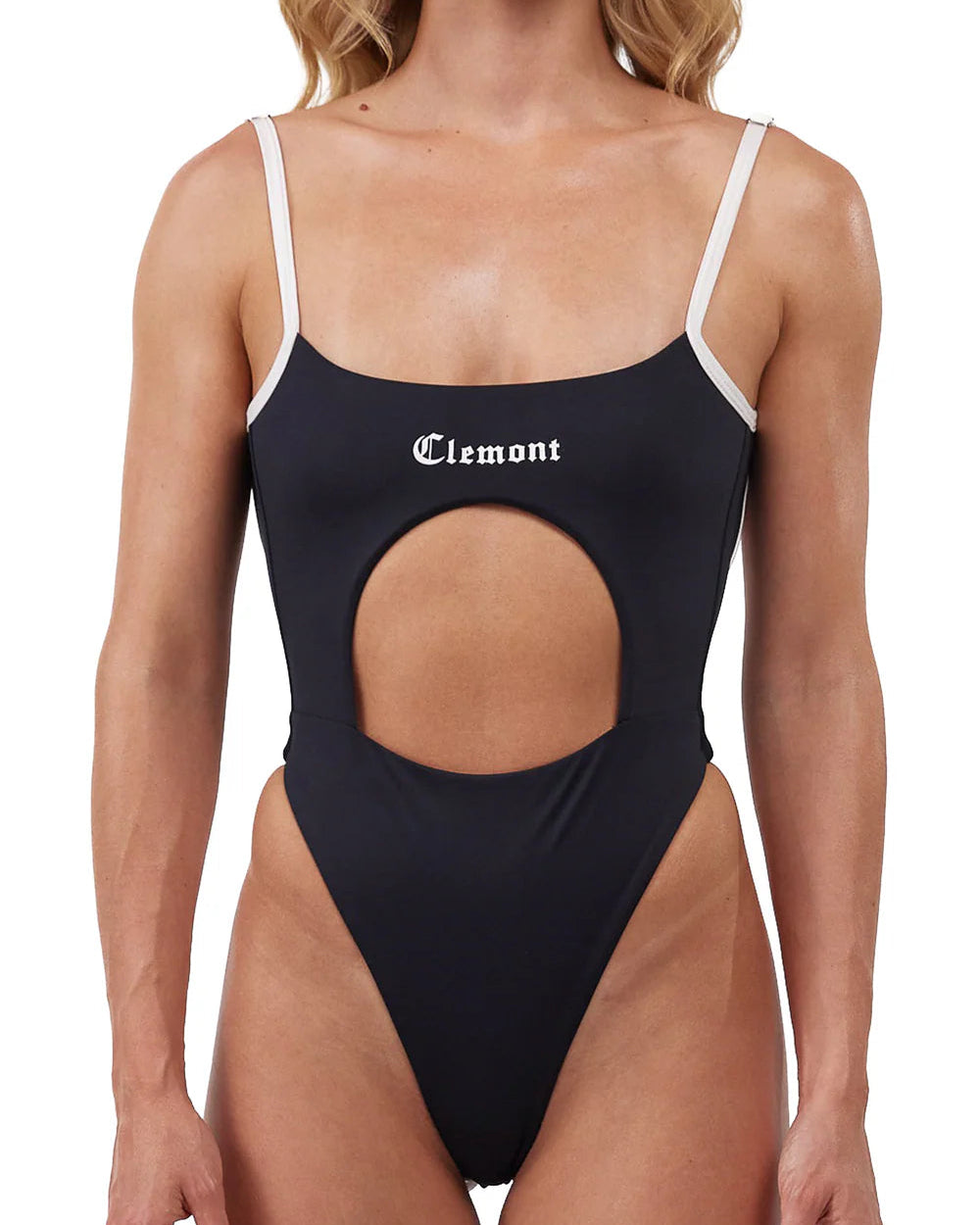 Swimwear Ricchezza Clemont Mujer Color Negro Frontal Modelo