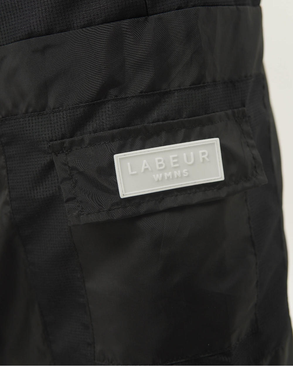 Pantalón Ferrera Labeur Negro Mujer Frontal Detalle Modelo