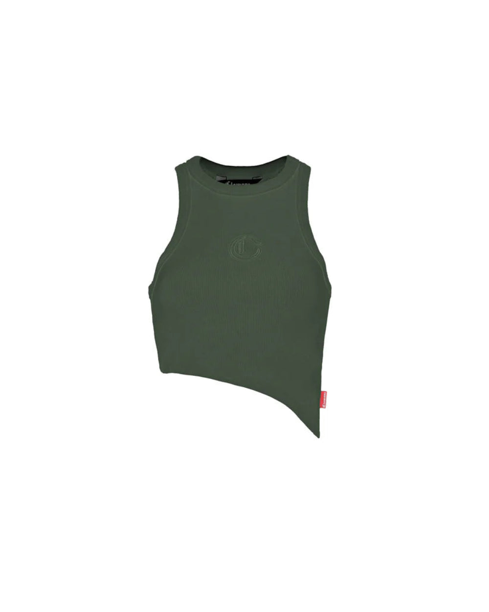 Crop Top Piacevole Clemont Gris Mujer Frontal