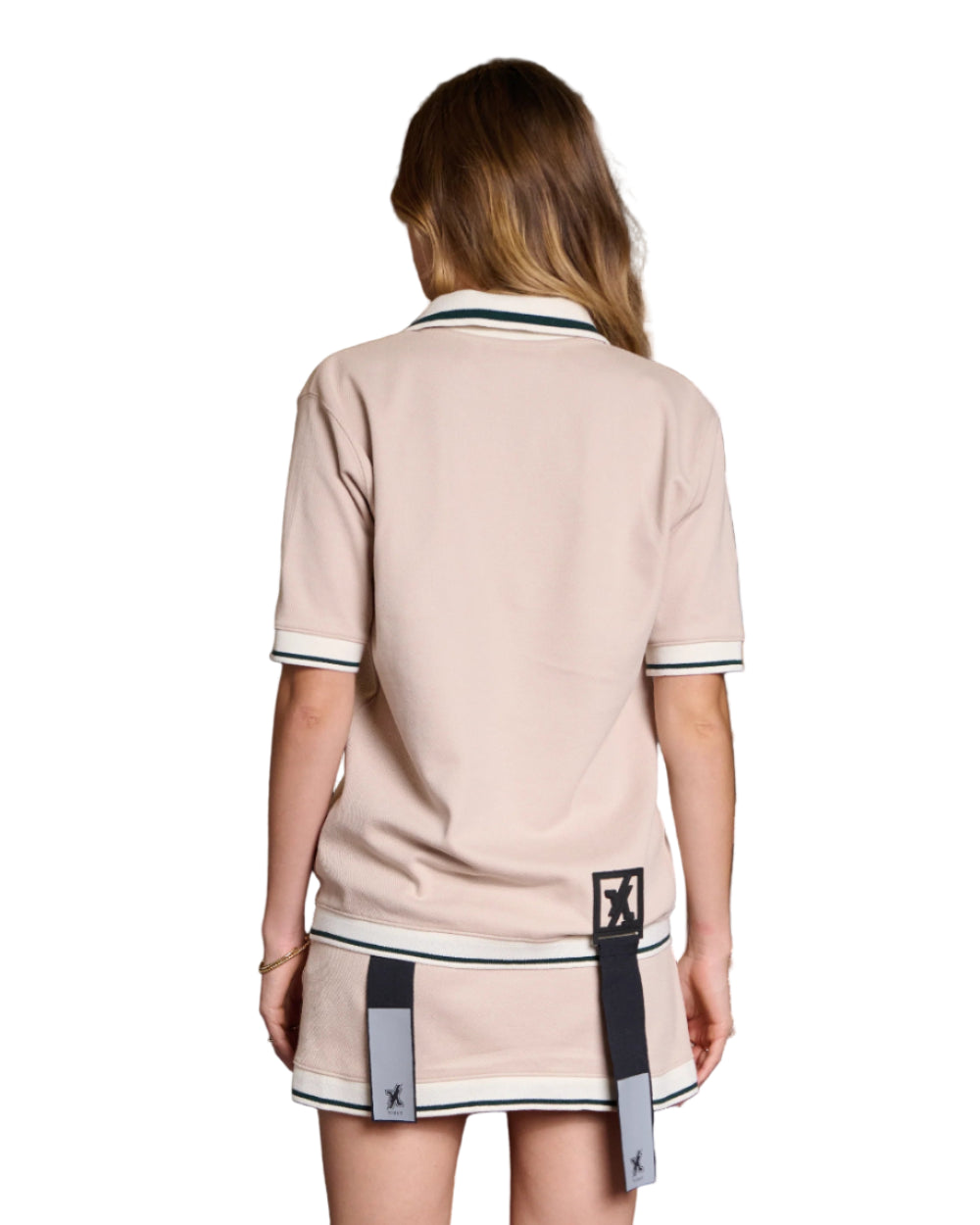 One top YOut Camisa Palo de Rosa Detrás Modelo