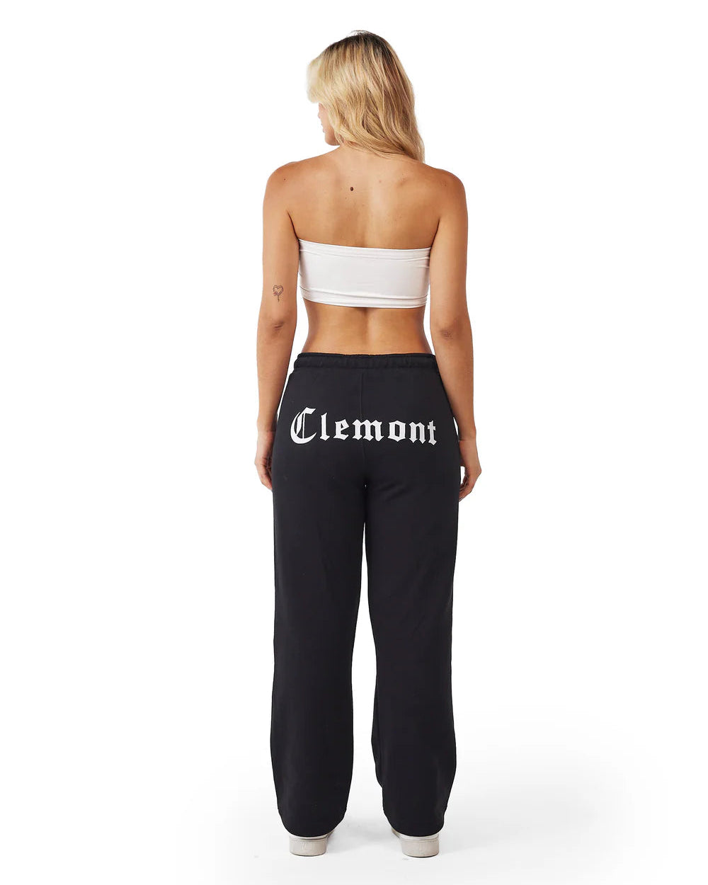 Crop Top Resa Clemont Crema Mujer Detrás General Modelo