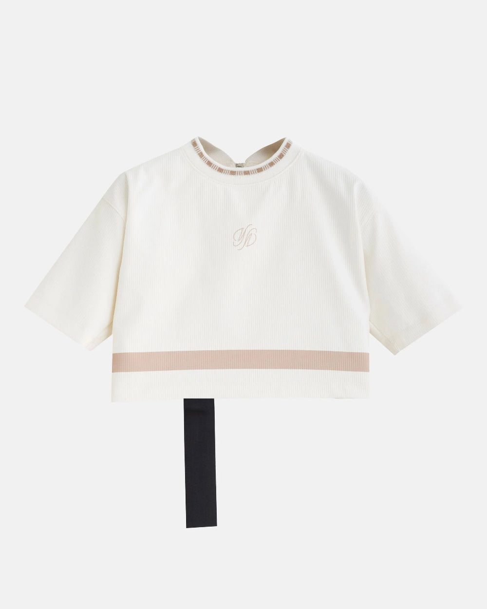 Crop Top Terrior YOut Crema Mujer Frontal