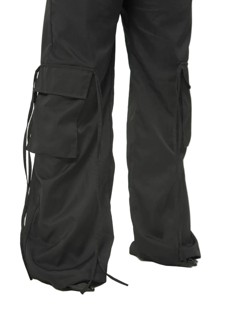 Pantalon Sidney Labeur Negro Mujer Detrás Modelo Detalle Bota