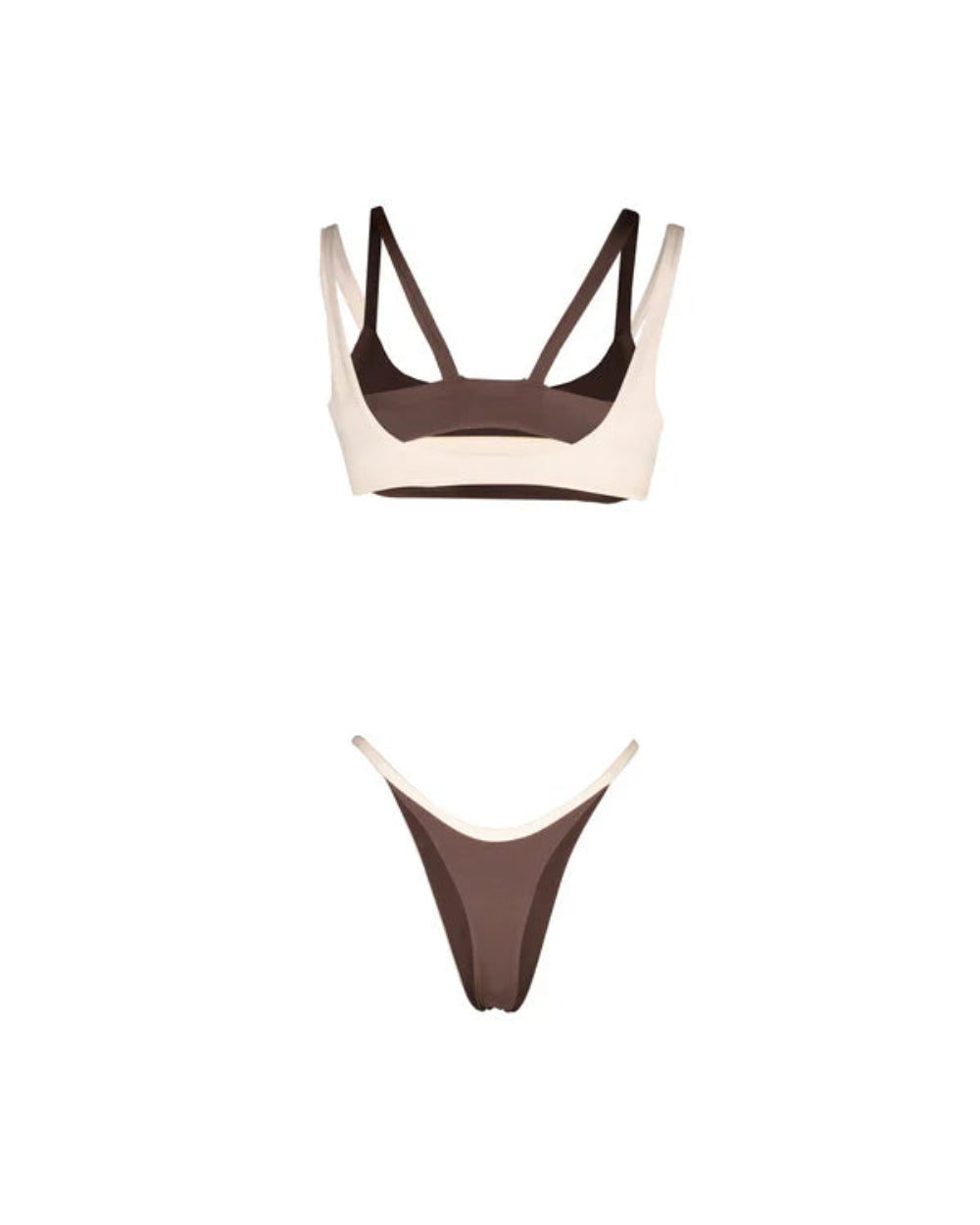 Bikini Verso Clemont Mocca Mujer Detrás