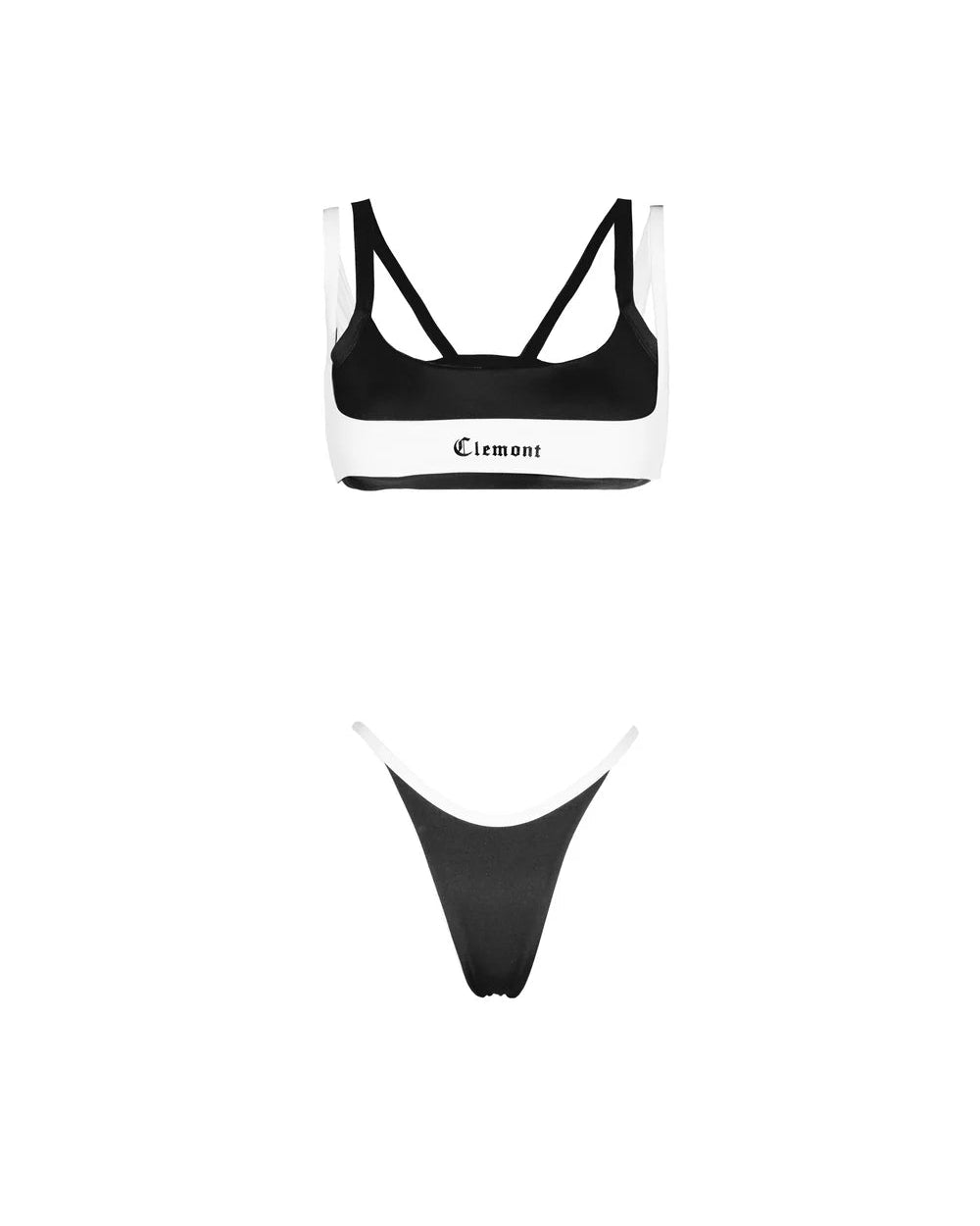Bikini Verso Clemont Negro Mujer Frontal