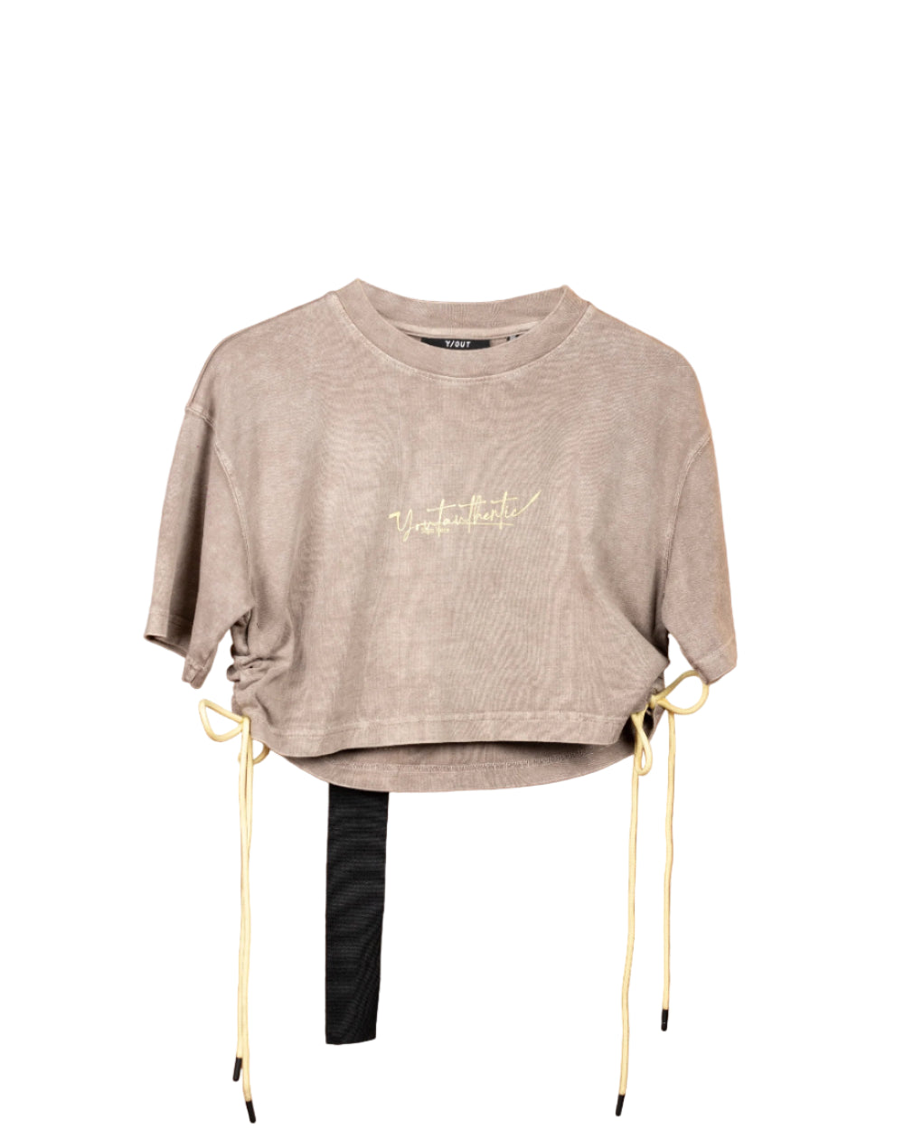 Top MIXER YOut Gris Mujer Frontal