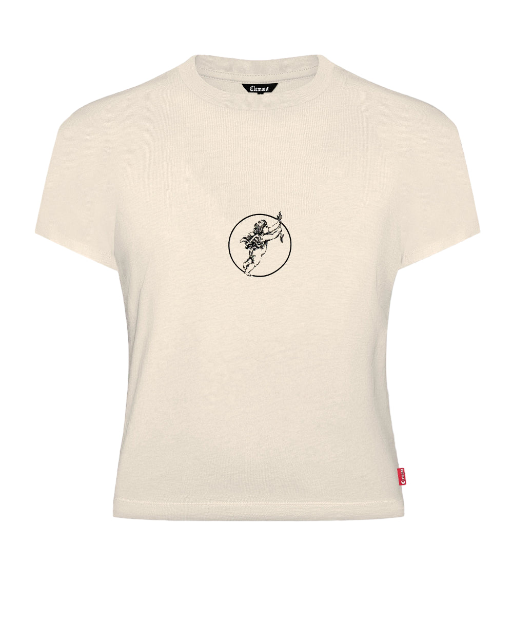 Camiseta Astrale Clemont Crema Mujer Frontal