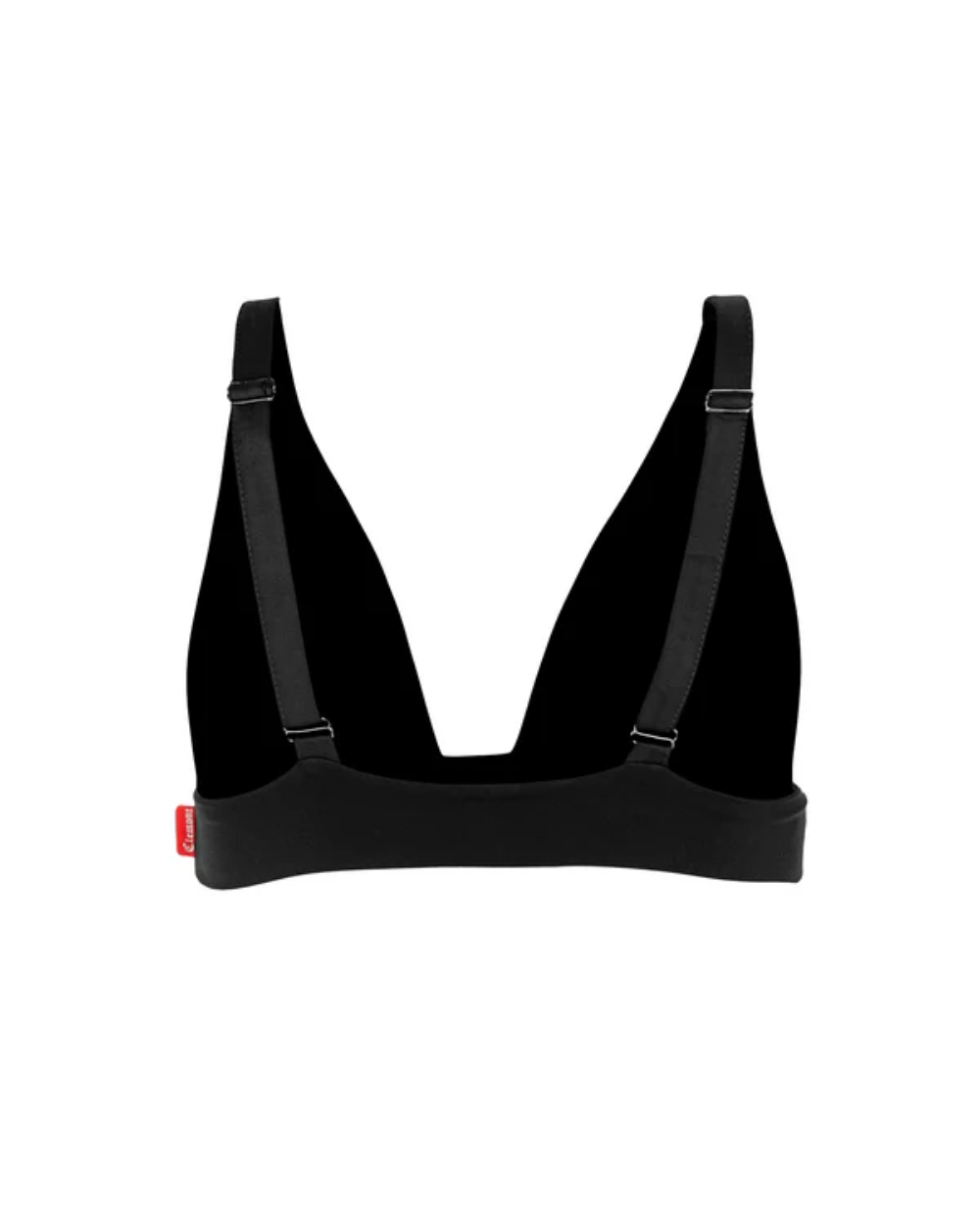 Crop Top Enigma Clemont Negro Mujer Detrás