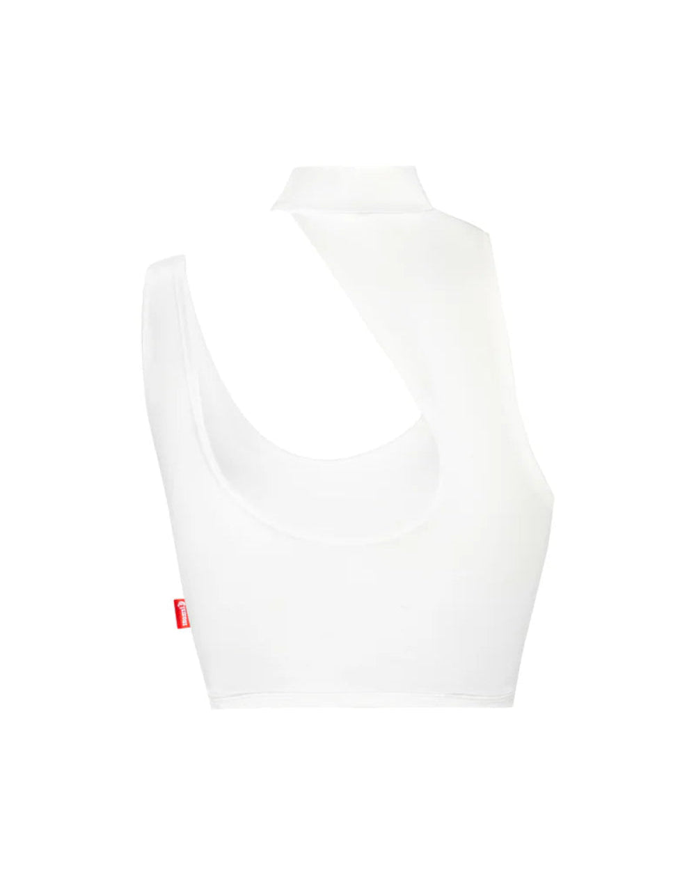 Crop Top Ascesa Blanco Detrás