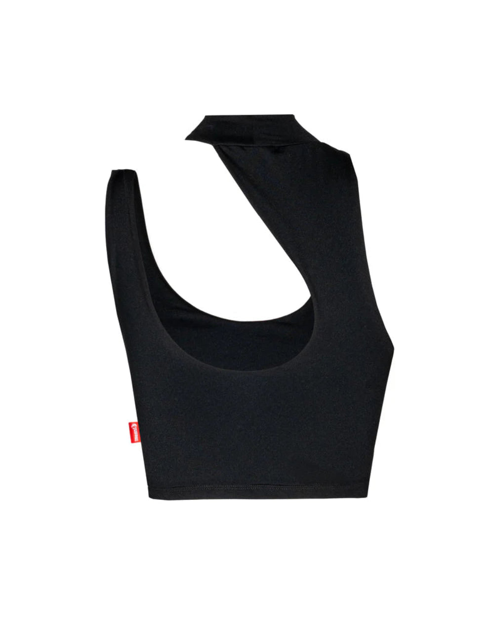 Crop Top Ascesa Negro Detrás