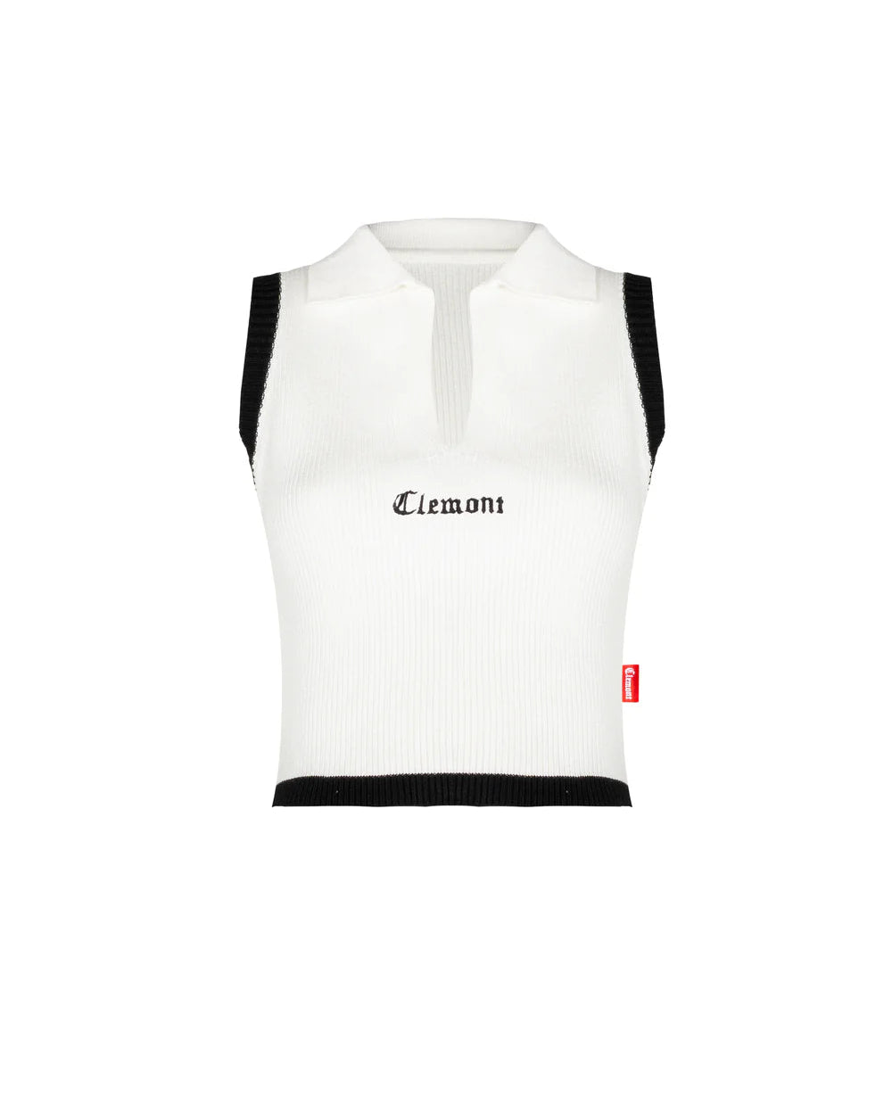 Crop Top Visione Clemont Crema Frontal