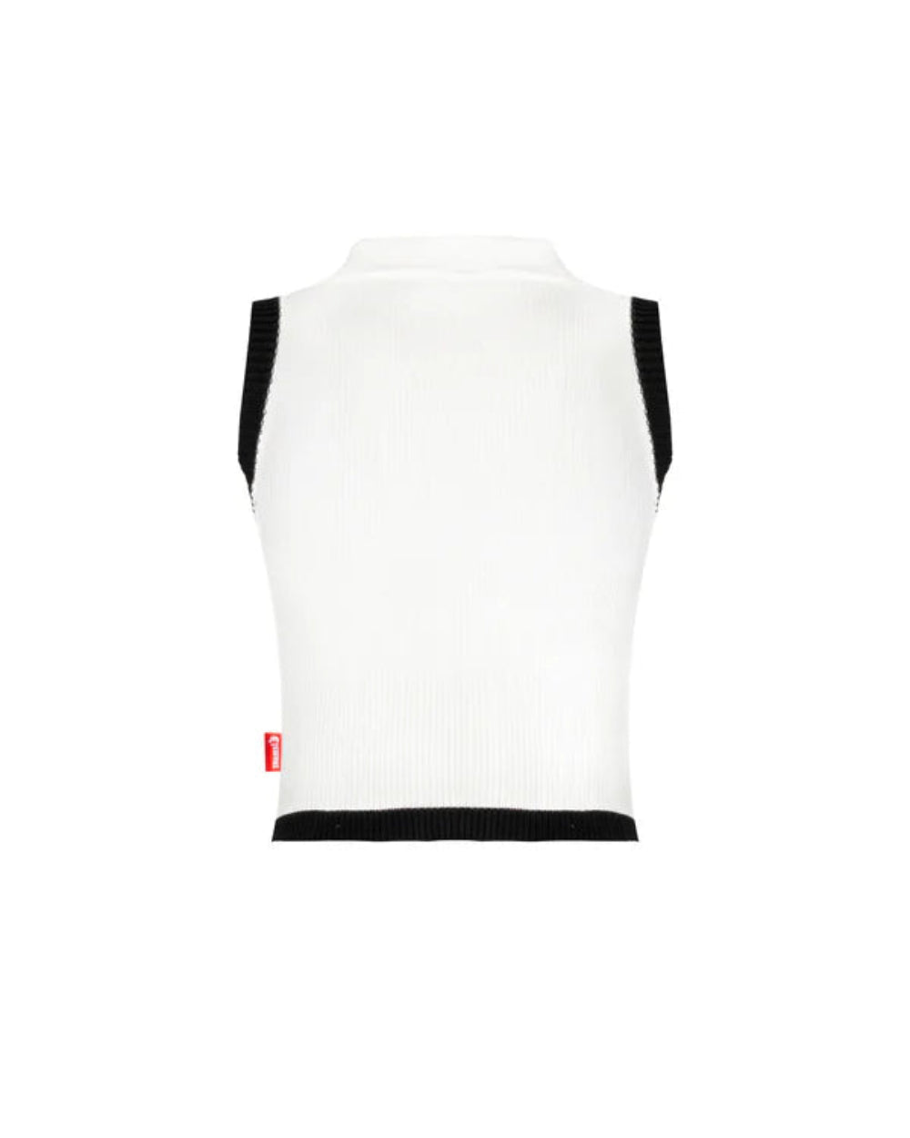 Crop Top Visione Clemont Crema Detrás