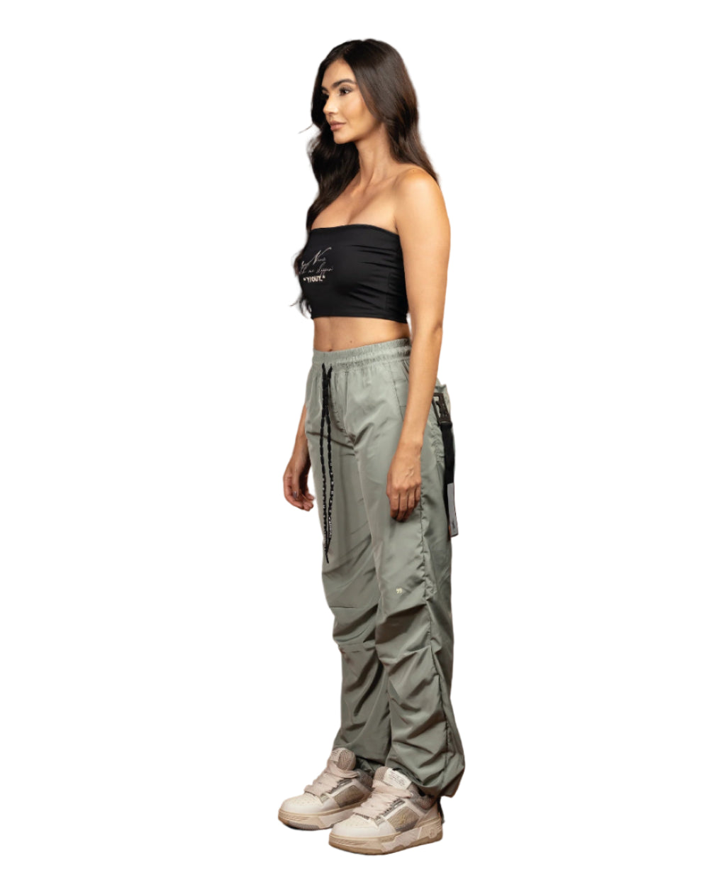 Top RPM YOut Negro Mujer Lateral Modelo