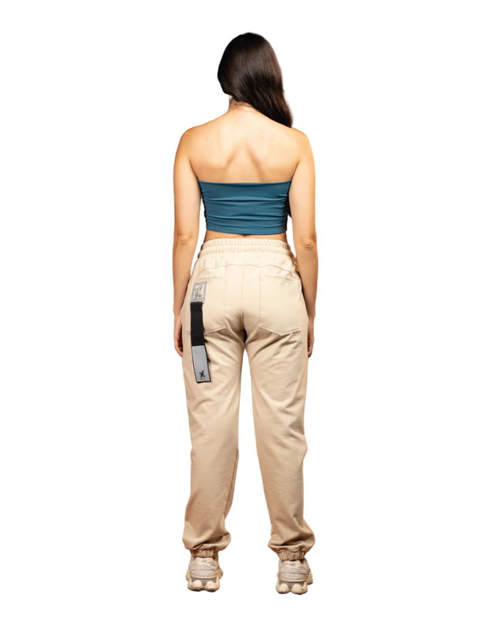 Top RPM YOut Azul Mujer Detrás Modelo