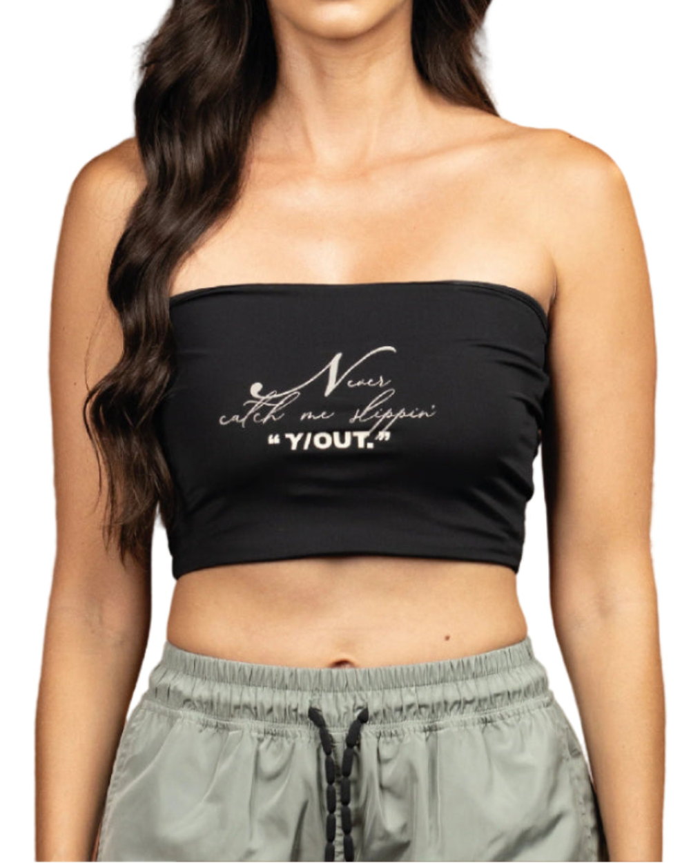 Top RPM YOut Negro Mujer Frontal Modelo