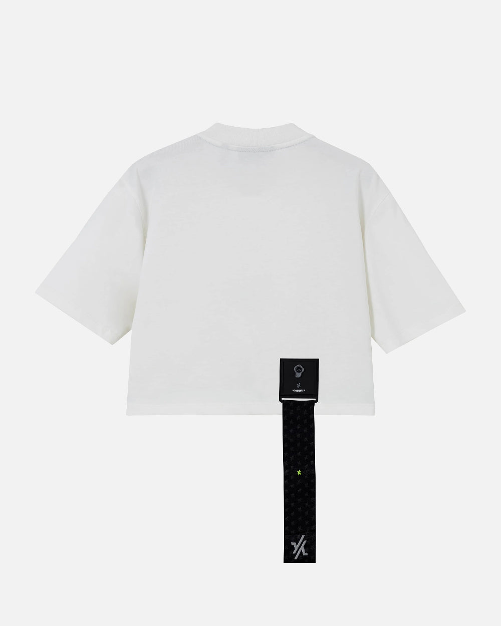 Crop Top Vaporization Yout Blanco Mujer Detrás