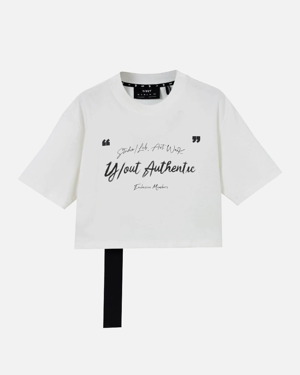 Crop Top Xclusive Y/out Blanco Mujer Frontal