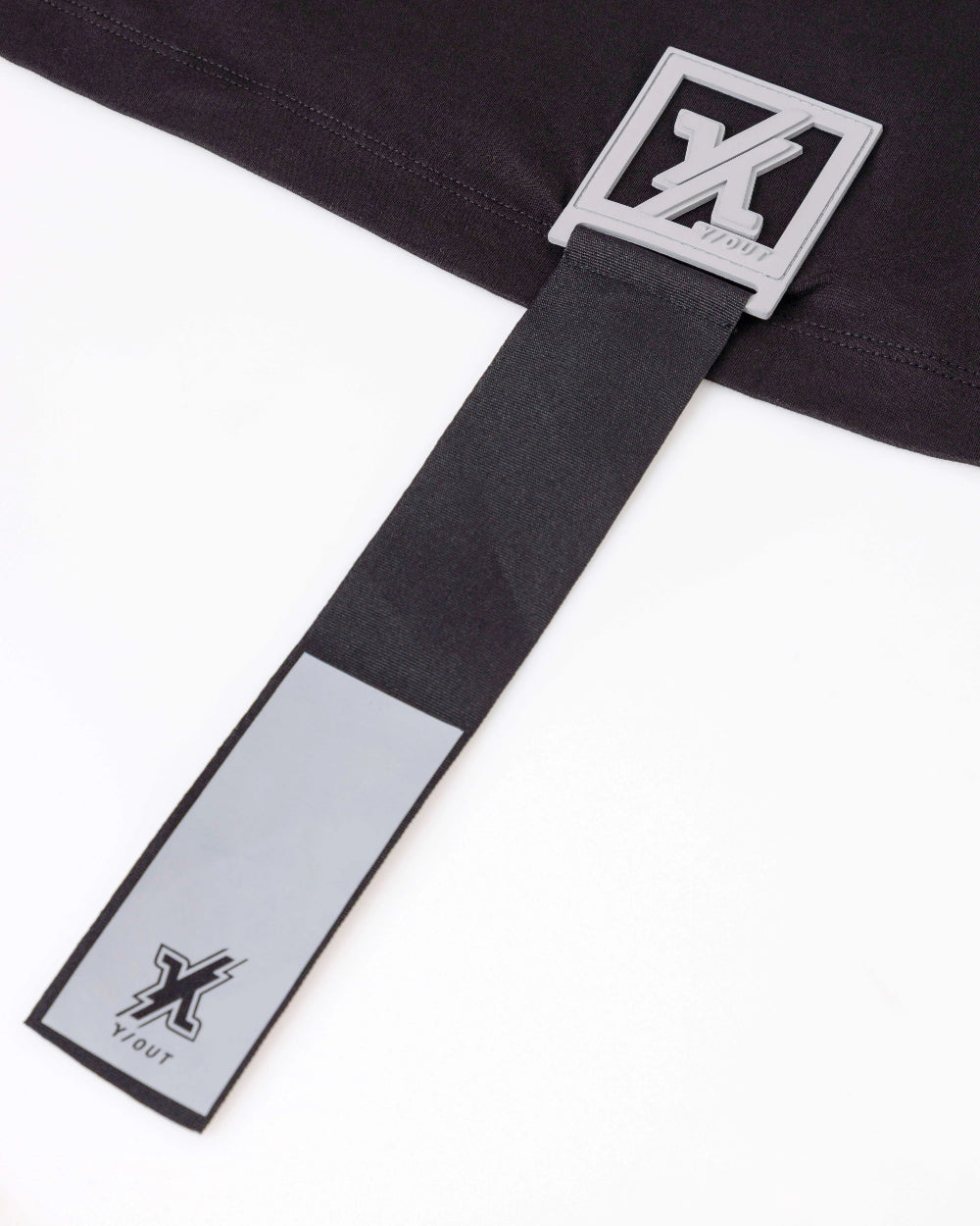 Crop Top Behave YOut Negro Mujer Detrás Detalle