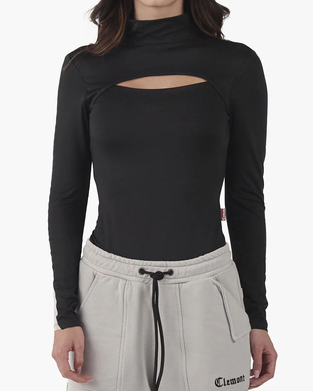 Body Sublime Clemont Mujer Color Negro Frontal Modelo