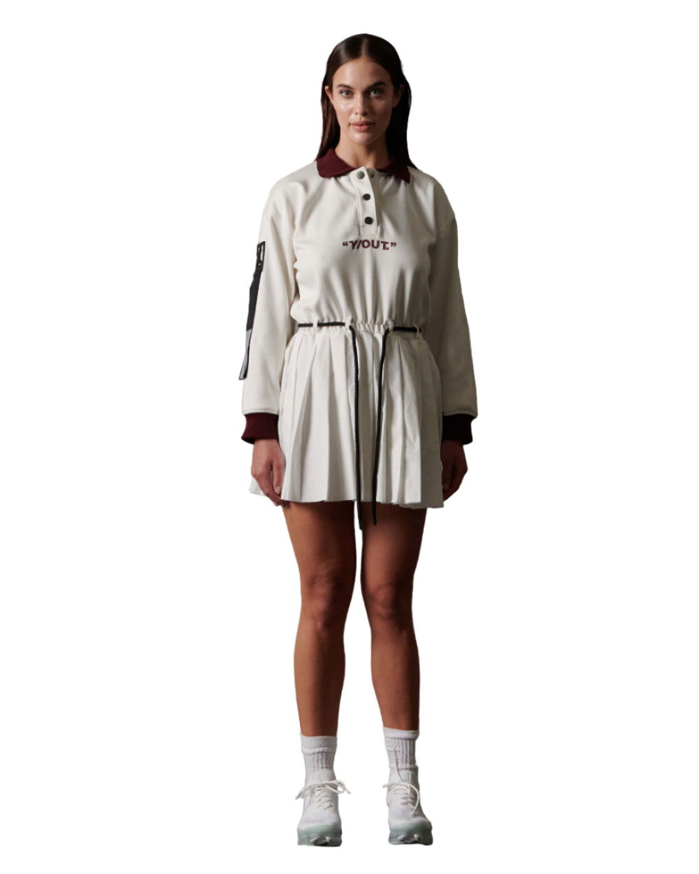 Vestido Ionic Dress YOut Blanco Mujer Frontal