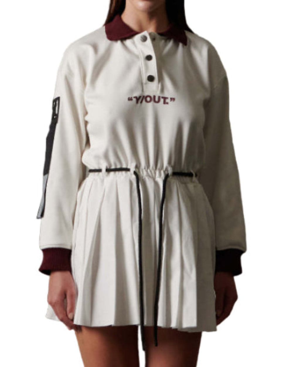 Vestido Ionic Dress YOut Blanco Mujer Frontal