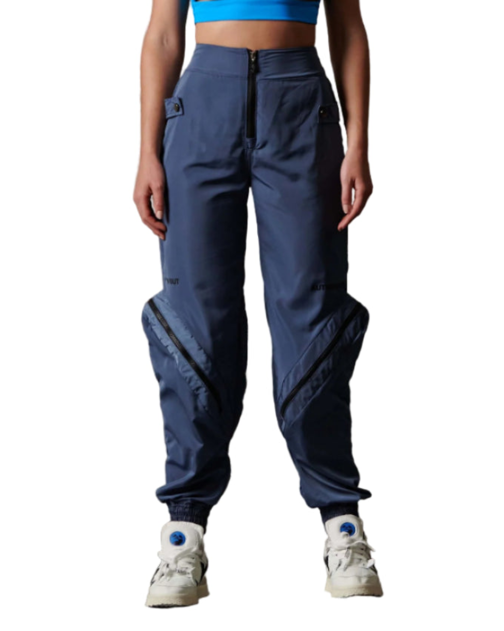 Jogger Boreal YOut Azul Navy Mujer Frontal Modelo