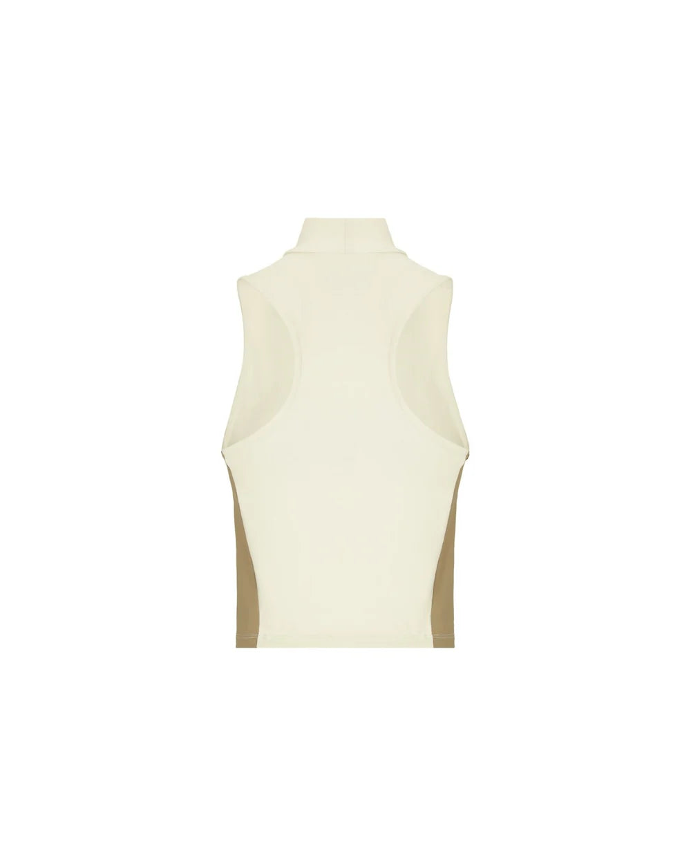 Crop Top Abbagliante Clemont Crema Mujer Detrás