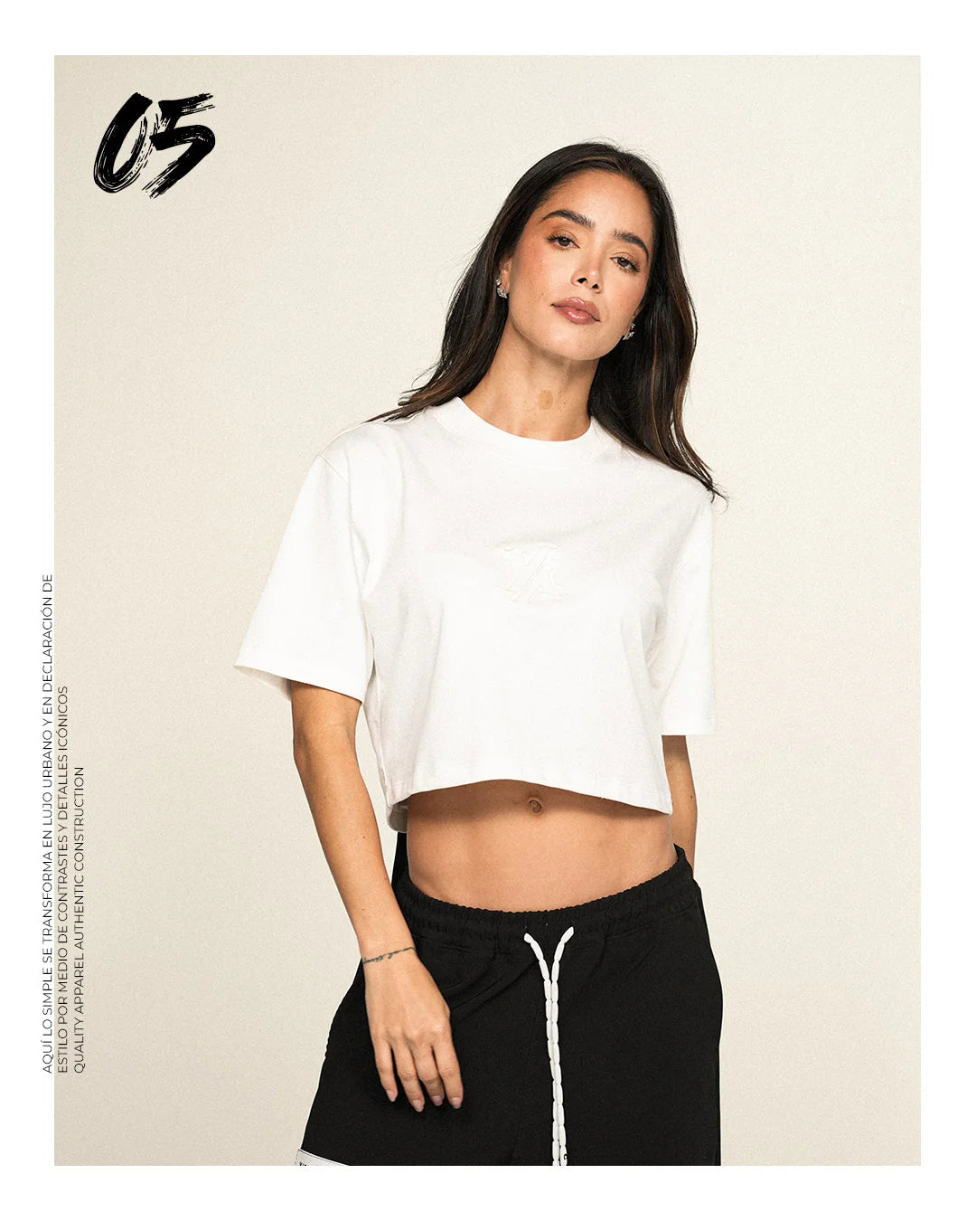 Crop Top DESTROYED CROP Y/Out