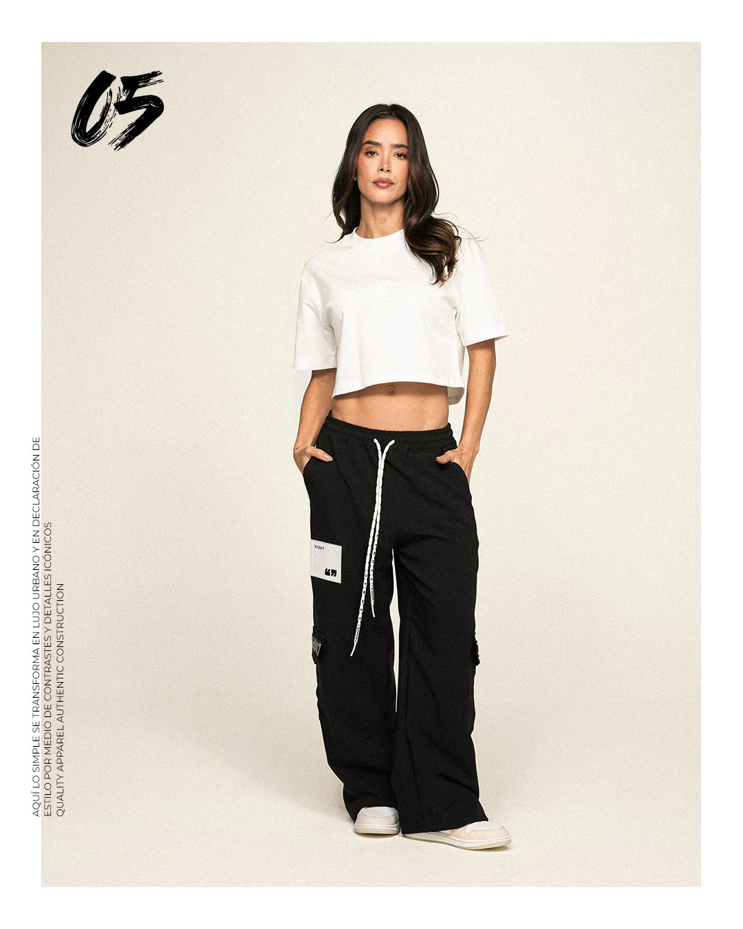 Crop Top DESTROYED CROP Y/Out