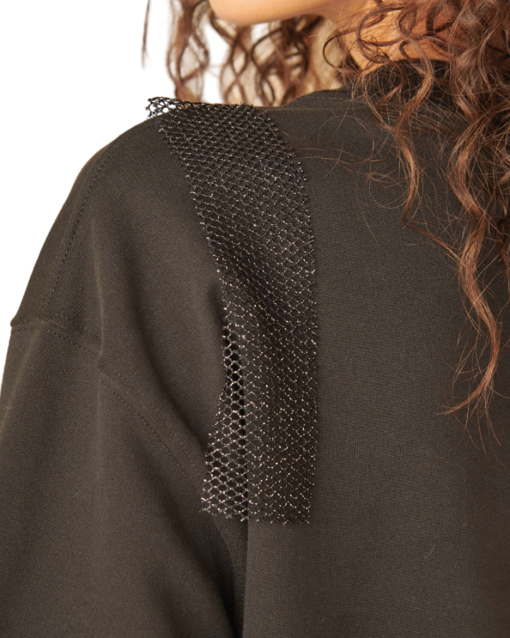 Vestido Fake Dress YOut Negro Mujer Detrás Modelo