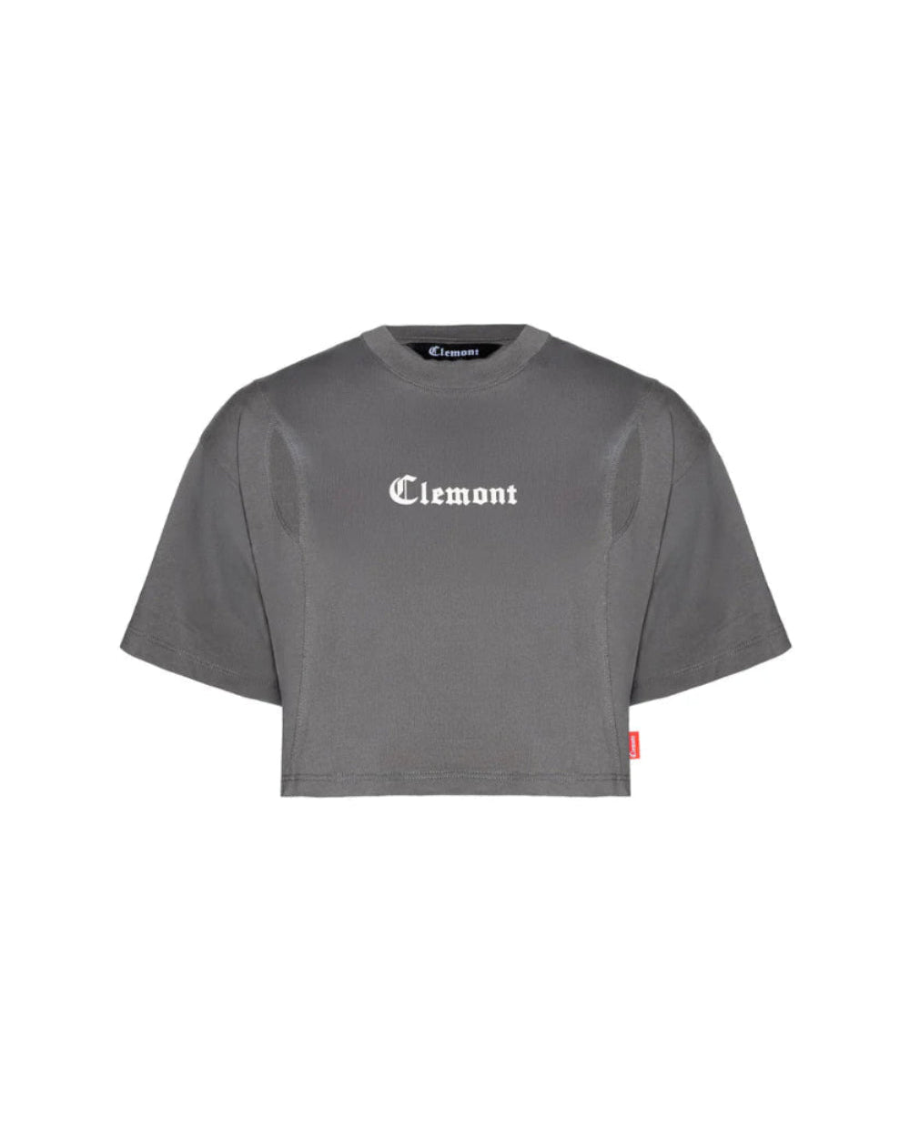 Crop Top Malattia Clemont Mujer Color Gris Frontal