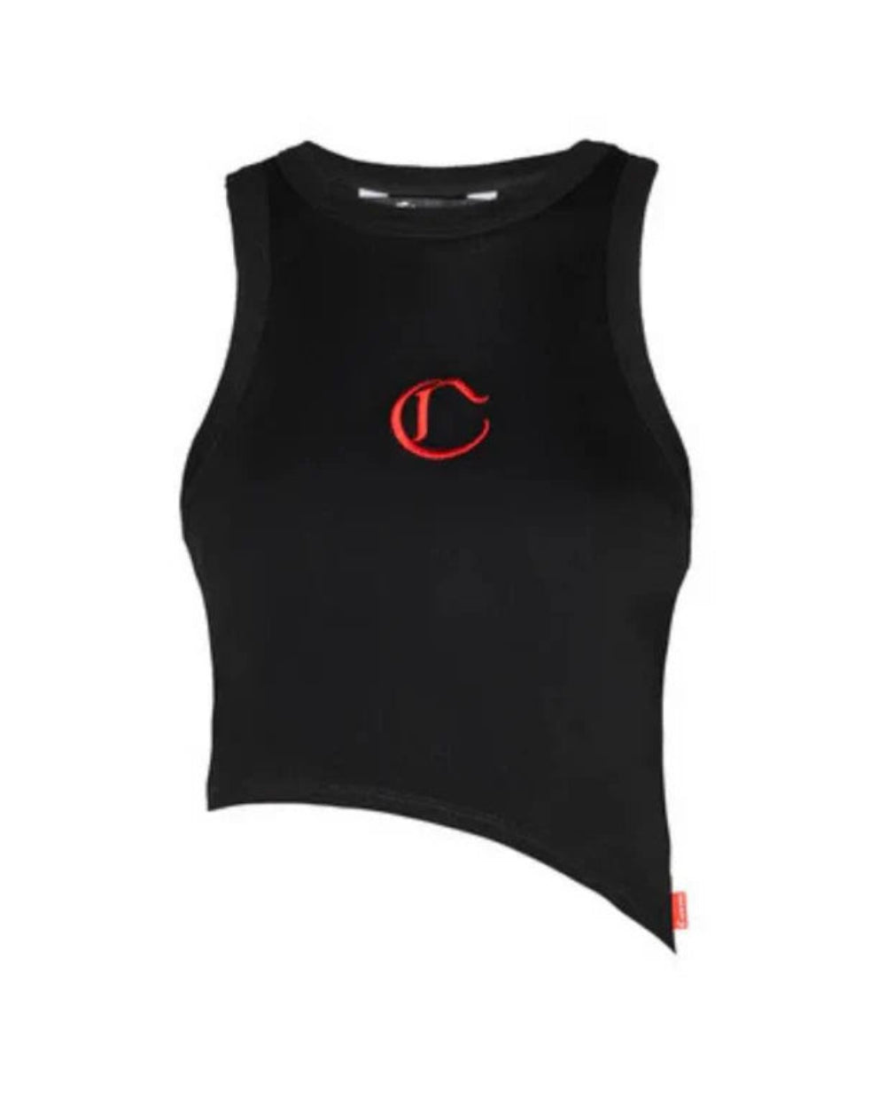 Crop Top Mistico Clemont Negro Mujer Frontal