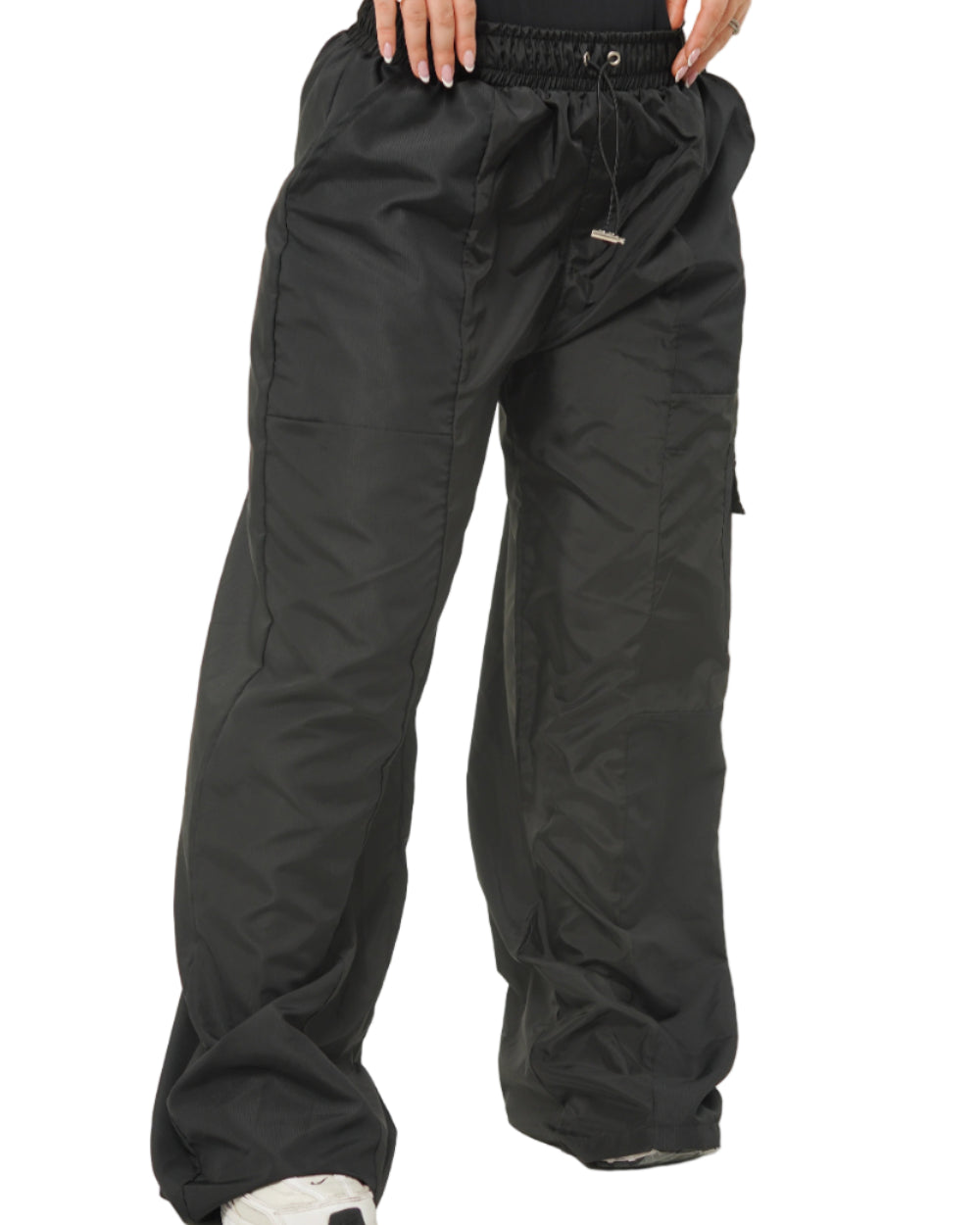 Pantalón Ferrera Labeur Negro Mujer Frontal Modelo